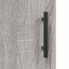 Highboard Grau Sonoma 34,5x34x180 cm Holzwerkstoff