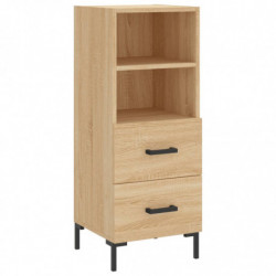 Highboard Sonoma-Eiche 34,5x34x180 cm Holzwerkstoff