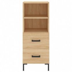 Highboard Sonoma-Eiche 34,5x34x180 cm Holzwerkstoff