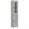 Highboard Grau Sonoma 34,5x34x180 cm Holzwerkstoff