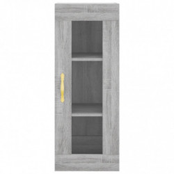 Highboard Grau Sonoma 34,5x34x180 cm Holzwerkstoff