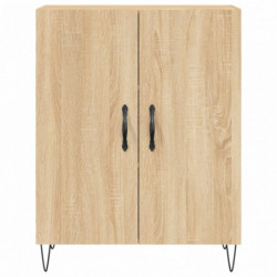 Highboard Sonoma-Eiche 69,5x34x180 cm Holzwerkstoff