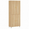 Highboard Sonoma-Eiche 69,5x34x180 cm Holzwerkstoff