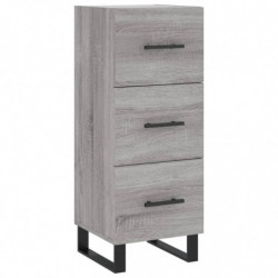 Highboard Grau Sonoma 34,5x34x180 cm Holzwerkstoff