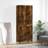 Highboard Räuchereiche 69,5x34x180 cm Holzwerkstoff