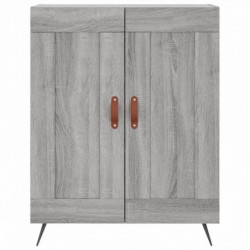 Highboard Grau Sonoma 69,5x34x180 cm Holzwerkstoff