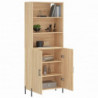 Highboard Sonoma-Eiche 69,5x34x180 cm Holzwerkstoff