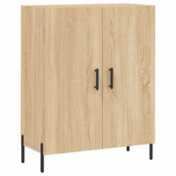 Highboard Sonoma-Eiche 69,5x34x180 cm Holzwerkstoff