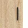 Highboard Sonoma-Eiche 69,5x34x180 cm Holzwerkstoff