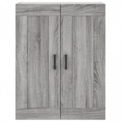 Highboard Grau Sonoma 69,5x34x180 cm Holzwerkstoff