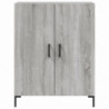 Highboard Grau Sonoma 69,5x34x180 cm Holzwerkstoff