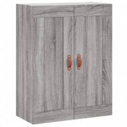 Highboard Grau Sonoma 69,5x34x180 cm Holzwerkstoff