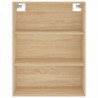 Highboard Sonoma-Eiche 69,5x34x180 cm Holzwerkstoff