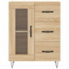 Highboard Sonoma-Eiche 69,5x34x180 cm Holzwerkstoff