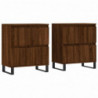 Sideboards 2 Stk. Braun Eichen-Optik Holzwerkstoff