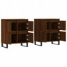 Sideboards 2 Stk. Braun Eichen-Optik Holzwerkstoff