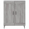 Highboard Grau Sonoma 69,5x34x180 cm Holzwerkstoff