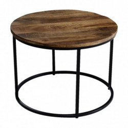 Rousseau Beistelltisch Lago Holz Magnolie
