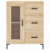 Highboard Sonoma-Eiche 69,5x34x180 cm Holzwerkstoff