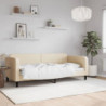 Tagesbett Creme 90x200 cm Stoff