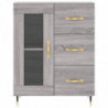 Highboard Grau Sonoma 69,5x34x180 cm Holzwerkstoff