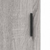 Highboard Grau Sonoma 69,5x34x180 cm Holzwerkstoff