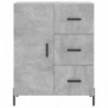 Highboard Betongrau 69,5x34x180 cm Holzwerkstoff