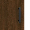 Highboard Braun Eichen-Optik 69,5x34x180 cm Holzwerkstoff