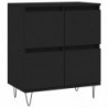 Sideboards 3 Stk. Schwarz Holzwerkstoff