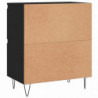 Sideboards 3 Stk. Schwarz Holzwerkstoff