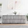 Sideboards 3 Stk. Grau Sonoma Holzwerkstoff