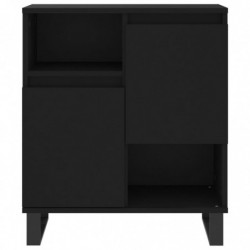 Sideboards 3 Stk. Schwarz Holzwerkstoff