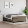 Boxspringbett mit Matratze Taupe 140x190 cm Stoff