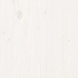 Tagesbett Ausziehbar Weiß 80x200 cm Massivholz Kiefer