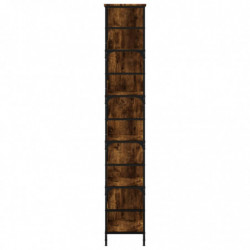 Bücherregal Räuchereiche 78,5x33x188,5 cm Holzwerkstoff