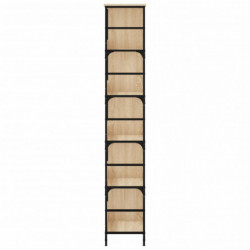 Bücherregal Sonoma-Eiche 78,5x33x188,5 cm Holzwerkstoff