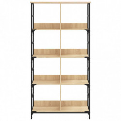 Bücherregal Sonoma-Eiche 78,5x33x153 cm Holzwerkstoff