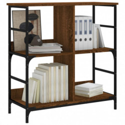 Bücherregal Braun Eichen-Optik 78,5x33x82 cm Holzwerkstoff