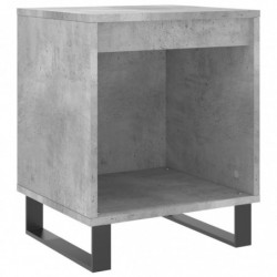 Nachttisch Betongrau 40x35x50 cm Holzwerkstoff