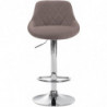 Barhocker Lazio Stoff chrom