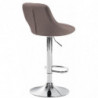 Barhocker Lazio Stoff chrom