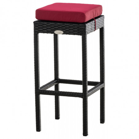 Barhocker Alia rubinrot