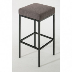 2er Set Barhocker Montreal 80 Stoff schwarz