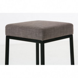 2er Set Barhocker Montreal 80 Stoff schwarz