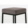 2er Set Barhocker Montreal 80 Stoff schwarz