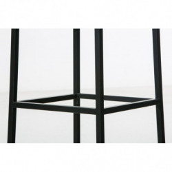 2er Set Barhocker Montreal 80 Stoff schwarz