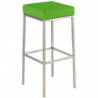 2er Set Barhocker Montreal 80 Kunstleder edelstahl