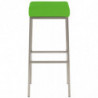 2er Set Barhocker Montreal 80 Kunstleder edelstahl