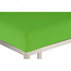 2er Set Barhocker Montreal 80 Kunstleder edelstahl