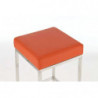 2er Set Barhocker Montreal 80 Kunstleder edelstahl